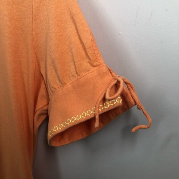 LILLY Pulitzer Orange Embroidered T-shirt Size XS - Picture 4 of 6